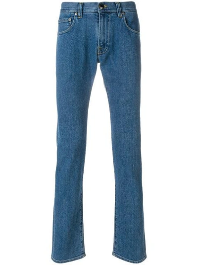 Shop Etro Slim-fit Jeans In Blue