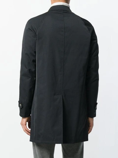 Dell'oglio Straight-fit Buttoned Coat In 6