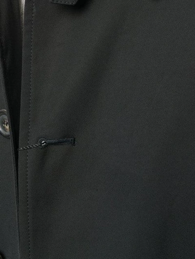 Shop Dell'oglio Straight-fit Buttoned Coat In 6