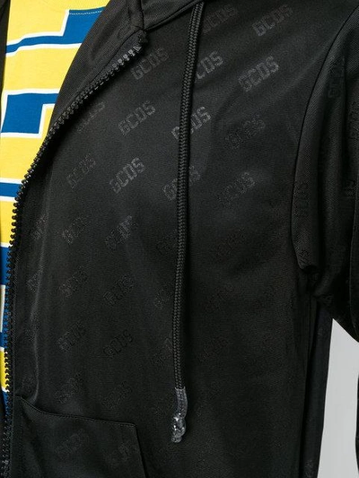Shop Gcds Logo Print Bomber Jacket - Black