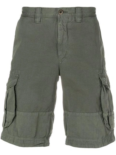 Shop Incotex Cargo Shorts - Green