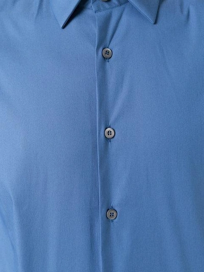 Shop Prada Classic Shirt In Blue
