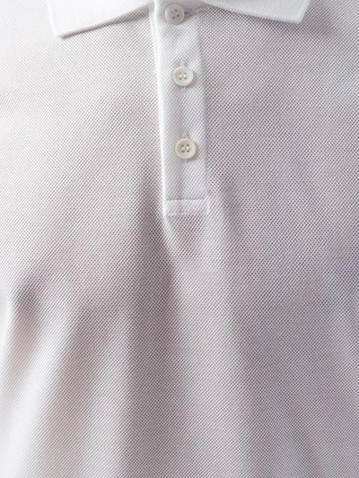 Shop Saint Laurent Short Sleeve Polo Shirt In White