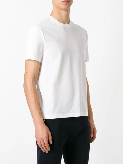 Shop Prada Round Neck T In White