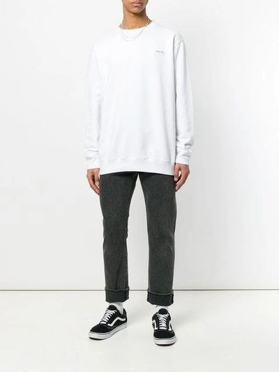 Shop Off-white Crewneck Sweatshirt
