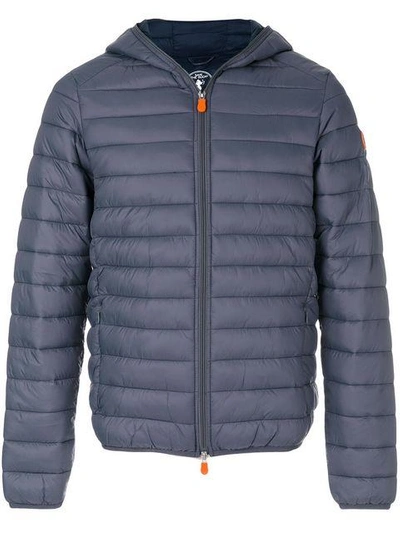 Shop Save The Duck Giga Padded Jacket - Grey