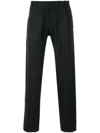 Shop Chalayan Pleat Front Trousers In Grey