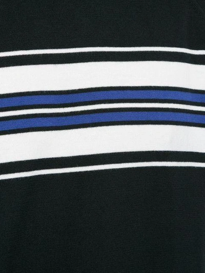 Shop Msgm X Diadora Stripe Detail Sweater In Black