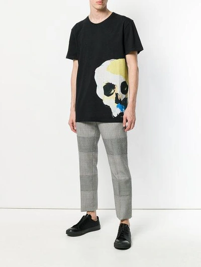 Shop Alexander Mcqueen Skull Print T-shirt