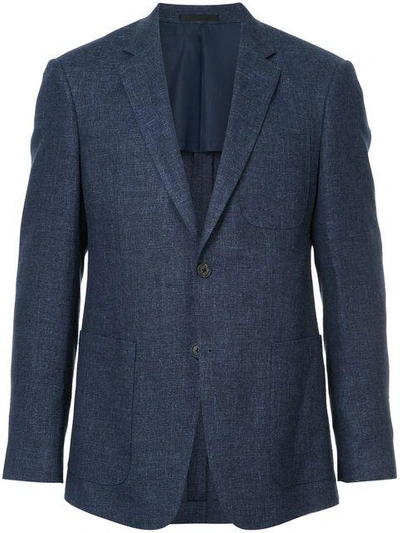 Shop Kent & Curwen Classic Blazer In Blue