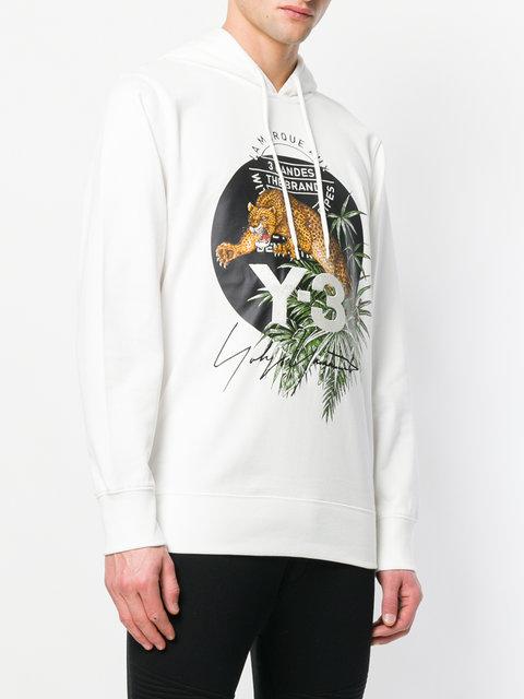 y3 leopard hoodie
