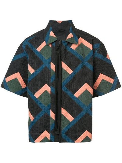 Shop Craig Green Holiday Zipped Shirt - Multicolour