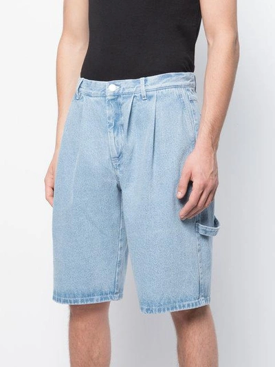 oversized denim shorts