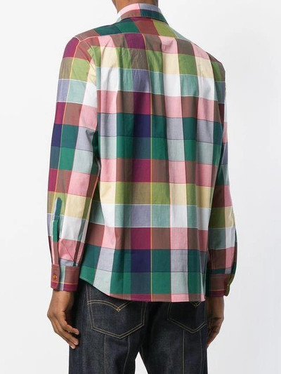 Shop Vivienne Westwood Checked Shirt In Multicolour