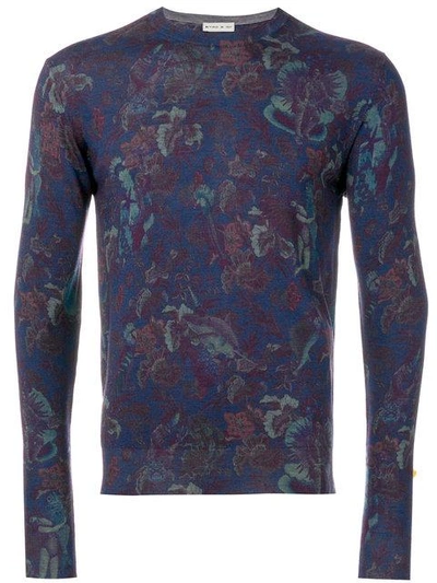 Shop Etro Floral Print Sweater