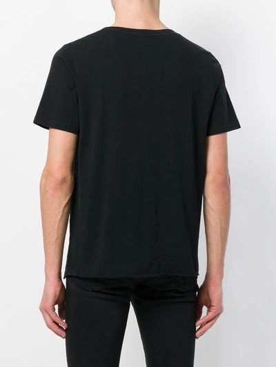 Shop Saint Laurent Paradise Trip Printed T-shirt - Black