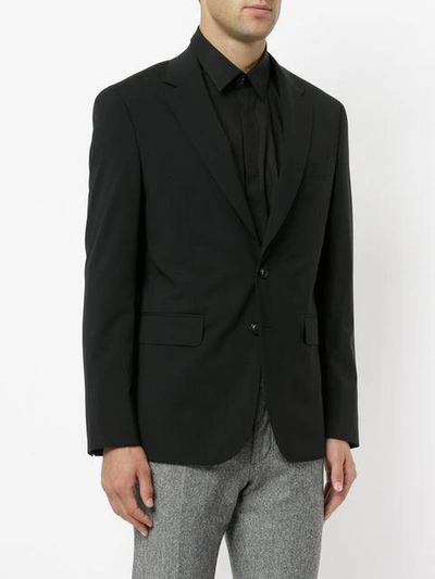 Shop Cerruti 1881 Classic Fitted Blazer In Black