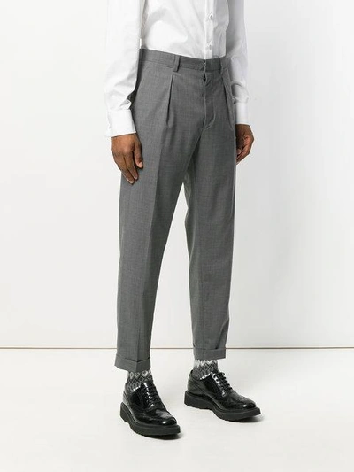Shop Prada Tailored Cropped Trousers
