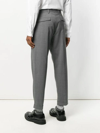 Shop Prada Tailored Cropped Trousers