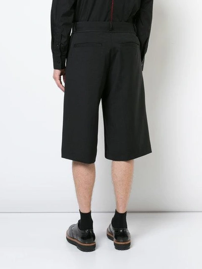 Shop Yang Li Bermuda Shorts In Black