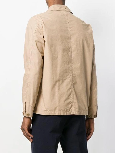 Shop Altea Safari Shirt Jacket In Neutrals