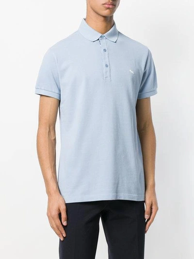 Shop Etro Poloshirt Mit Kurzen Ärmeln In Blue