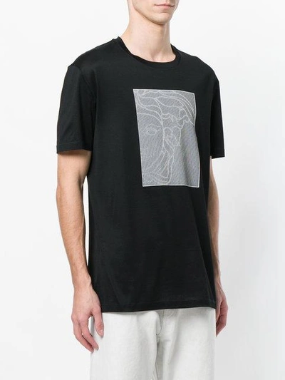 Shop Versace Optical Medusa Print T-shirt