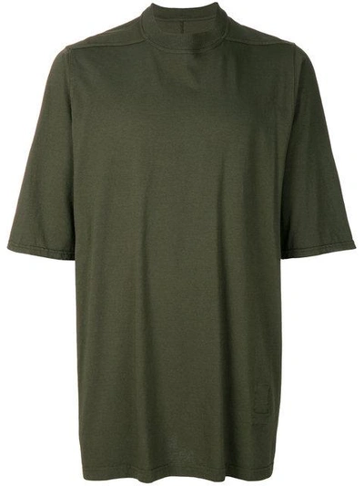 Shop Rick Owens Drkshdw Plain T-shirt In Green