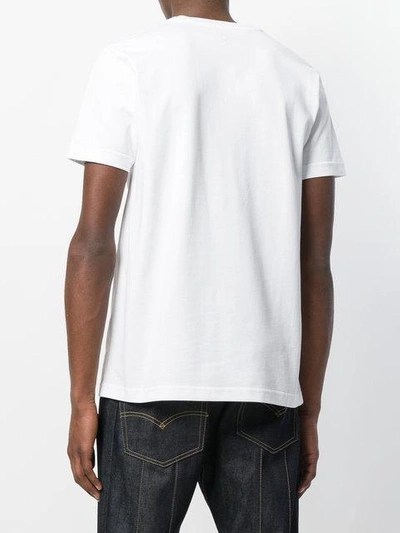 Shop Plain Logo Print T-shirt In White