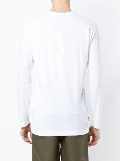 Shop Egrey Long Sleeved T-shirt In White