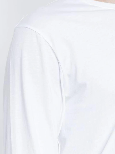 Shop Egrey Long Sleeved T-shirt In White