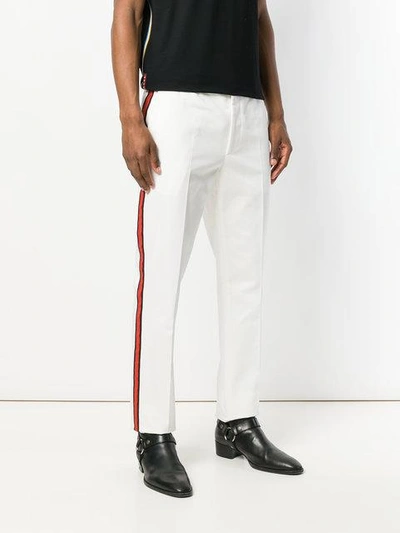 Shop Calvin Klein 205w39nyc Side Stripe Trousers