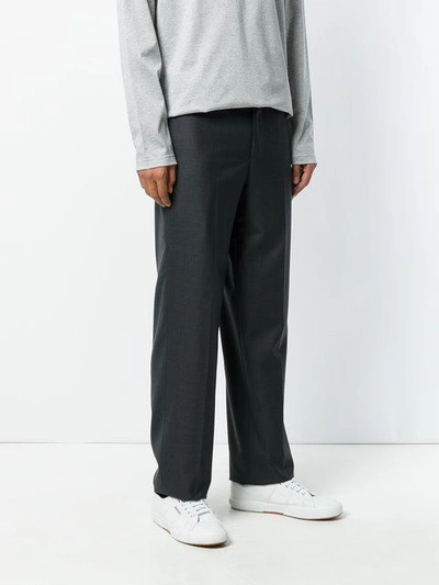 Shop E. Tautz Pleated Trousers - Grey