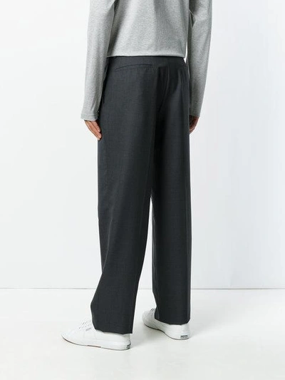 Shop E. Tautz Pleated Trousers - Grey