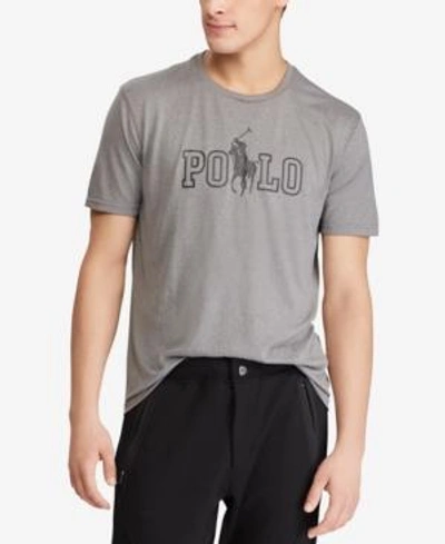 Shop Polo Ralph Lauren Men's Big & Tall Classic Fit Active T-shirt In Foster Grey Heather