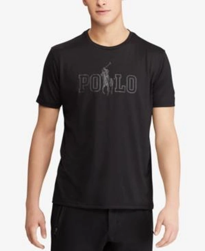 Shop Polo Ralph Lauren Men's Big & Tall Classic Fit Active T-shirt In Polo Black