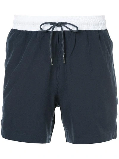 Shop Venroy Drawstring Swim Shorts - Blue