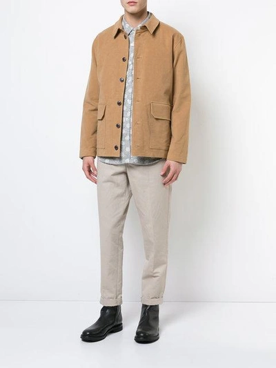 Shop Odin Nk Jacket In Brown