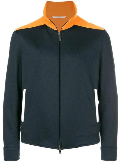 Valentino Lightweight Tracksuit Jacket In Blue