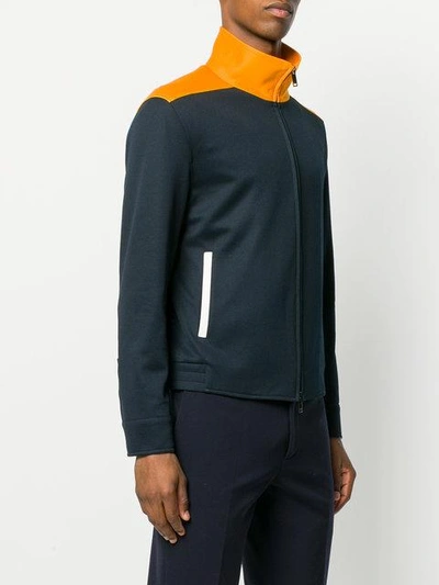Valentino Lightweight Tracksuit Jacket In Blue