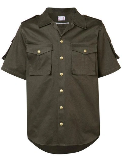 Shop Moncler Shortsleeved Shirt - Green