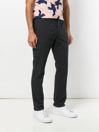 Shop Pence Straight Leg Trousers In Grey
