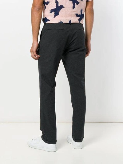 Shop Pence Straight Leg Trousers In Grey