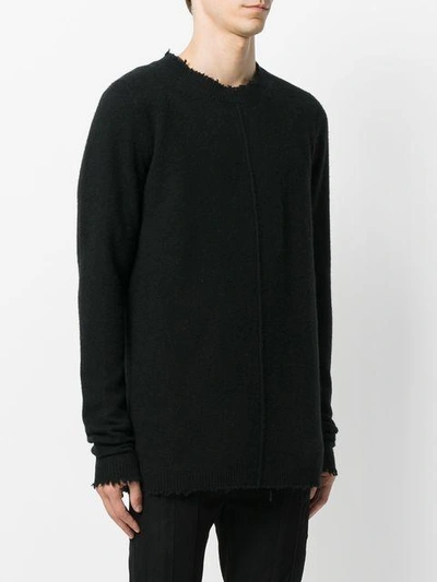Shop Forcerepublik Classic Knitted Sweater - Black