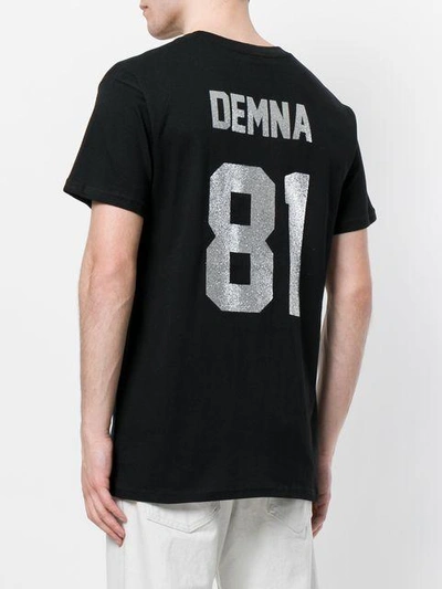 Shop Les Artists Les (art)ists 'demna 81' Back Printed T-shirt - Black