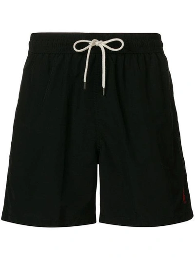 Shop Polo Ralph Lauren Swimming Shorts In Black