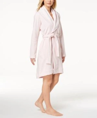 Shop Ugg Blanche Shawl-collar Double-knit Robe In Sphh