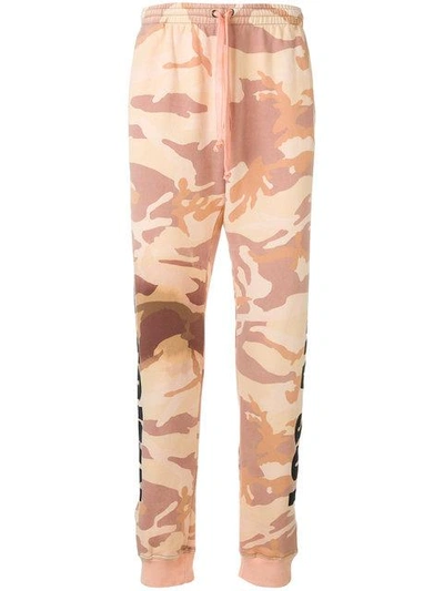 Shop Faith Connexion Los Angeles Camouflage Joggers In Yellow