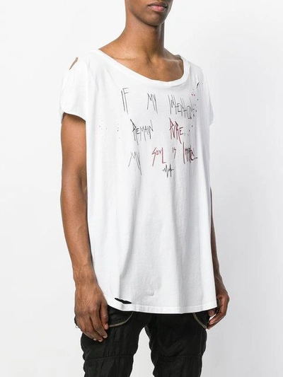 Shop Faith Connexion Printed Loose Fit T-shirt In White