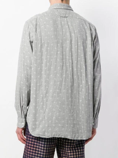 Shop Engineered Garments Paisley Print Shirt In Grey